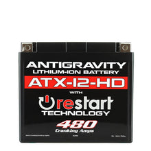 Load image into Gallery viewer, Antigravity Batteries AG-ATX12-HD-RS FITS: Antigravity YTX12 High Power Lithium Battery w/Re-Start Batteries