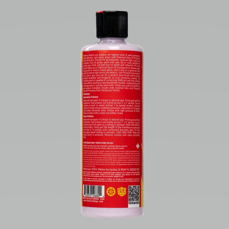 Chemical Guys GAP11716 FITS: P4 Precision Paint Perfection Polish 16oz Car Waxes
