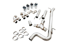 Load image into Gallery viewer, AWE Tuning 3015-42134 FITS: Mk7 Golf R Track Edition Exhaust w/Chrome Silver Tips 102mm Catback