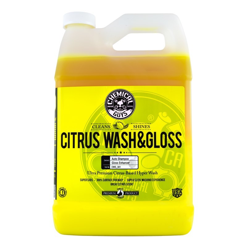 Chemical Guys CWS_301 FITS: Citrus Wash & Gloss Concentrated Car Wash 1 Gallon Washes & Soaps