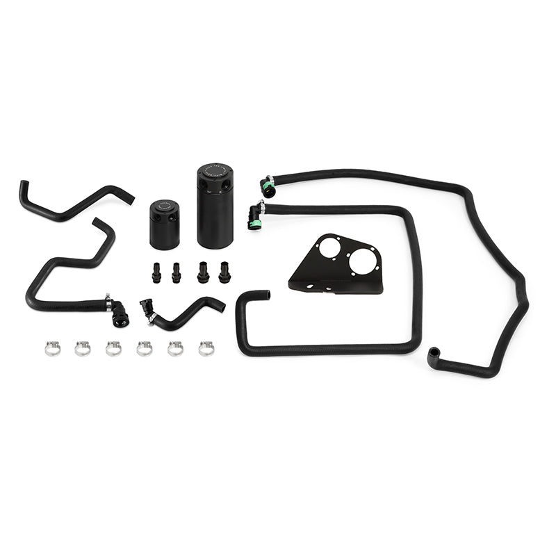 Mishimoto MMBCC-F35T-17SBE FITS: 2017+ Ford F-150 3.5L EcoBoost Baffled Oil Catch Can Kit Oil Catch Cans