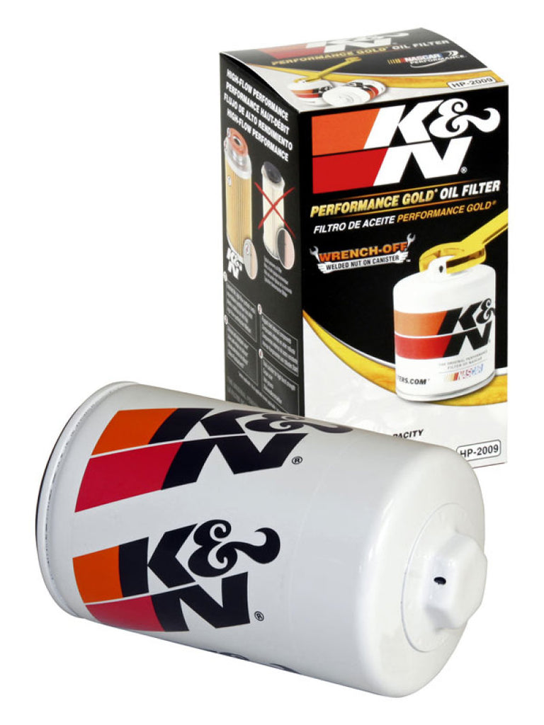 K&N Engineering HP-2009 FITS:K&N 03-05 Neon SRT-4 / Lotus Elise Performance Gold Oil Filter Oil Filters