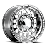 Raceline 887-68080 FITS: 887 Rock Crusher 16x8in / 8x165.1 BP / -20mm Offset / 130.81mm Bore Polished Wheel Wheels Cast