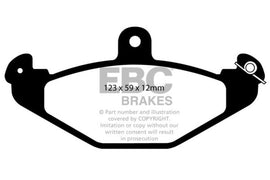 EBC DP4885/2R FITS: 08+ Lotus 2-Eleven 1.8 Supercharged Yellowstuff Rear Brake Pads Brake Pads Performance