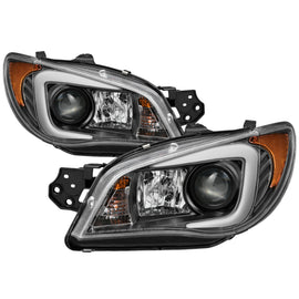 SPYDER 5083920 FITS: Subaru WRX 2006-2007 Projector Headlights Halogen Only Black PRO-YD-SWRX06-LBDRL-BK Headlights