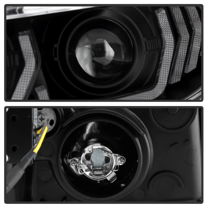 SPYDER 5087867 FITS: Honda Civic 16- 2DR/4DR/Hatchback Projector Headlights Black PRO-YD-HC16SI-SEQGR-BK Headlights