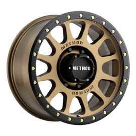 Method Wheels MR30589087918 FITS:Method MR305 NV 18x9 +18mm Offset 8x170 130.81mm CB Method Bronze/Black Street Loc Wheel Wheels Cast
