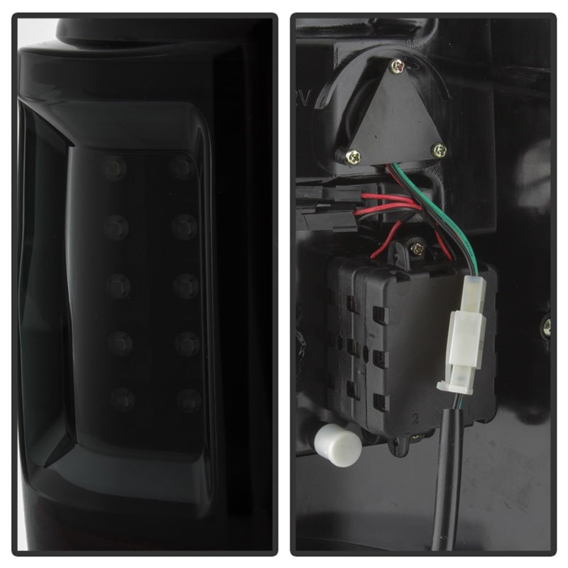 SPYDER 5084187 FITS: Ford F150 04-08 Styleside Tail Light V2 LED Black Smoke ALT-YD-FF15004V2-LBLED-BSM Tail Lights