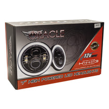 Load image into Gallery viewer, ORACLE Lighting 5769-504 FITS:Oracle 7in High Powered LED Headlights NO HALO Black Bezel Headlights