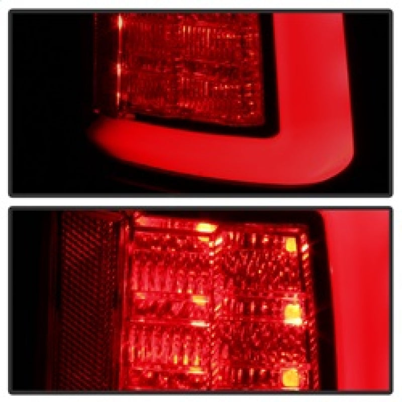 SPYDER 5084033 FITS: 09-16 Dodge Ram 1500 Light Bar LED Tail Lights Black Smoke ALT-YD-DRAM09V2-LED-BSM Tail Lights