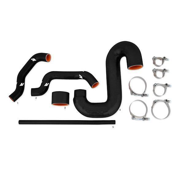 Mishimoto MMTMIC-WRX-01SLBK FITS: Intercoolers FITS: Subaru 02-07 WRX/04-07 STi Top-Mount Intercooler Kit Powder Coated Silver & Black Hoses Intercoolers