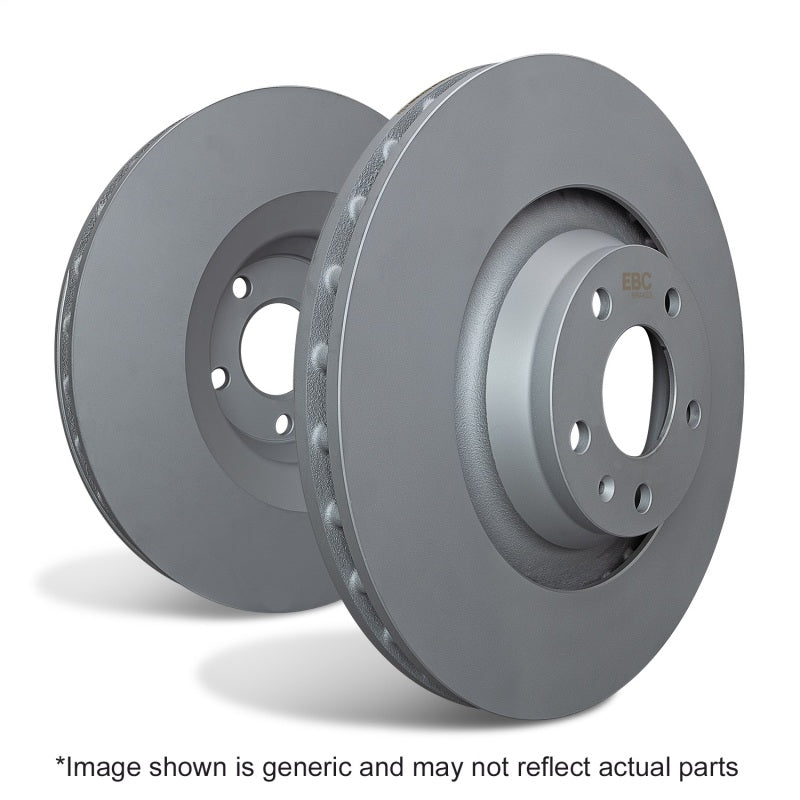EBC RK1284 FITS: 05-14 Volkswagen Golf 2.5 (Girling rear caliper) Premium Rear Rotors Brake Rotors OE