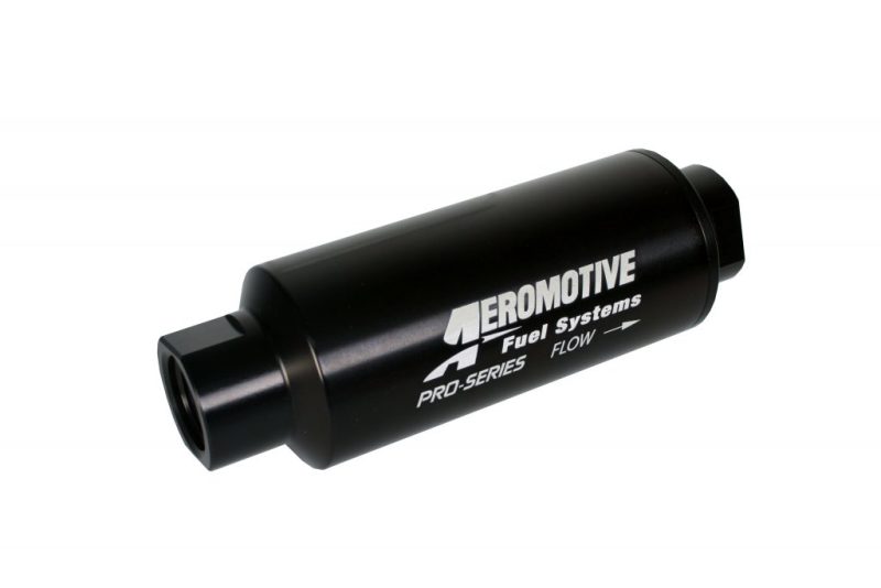 Aeromotive 12339 FITS: Pro-Series In-Line Fuel Filter ORB-12 10 Micron Microglass Element Fuel Filters
