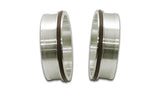 Vibrant 12556 FITS: Stainless Steel Weld Fitting w/ O-Rings for 3in OD Tubing Bungs