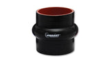 Vibrant 2732 FITS: 4 Ply Reinforced Silicone Hump Hose Connector 2.5in I.D. x 3in long (BLACK) Silicone Couplers & Hoses