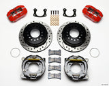 Wilwood Dynapro Low-Profile 11.00in P-Brake Kit Drill-Red Small 2.50in Offset FITS: Ford - WIL140-11403-DR