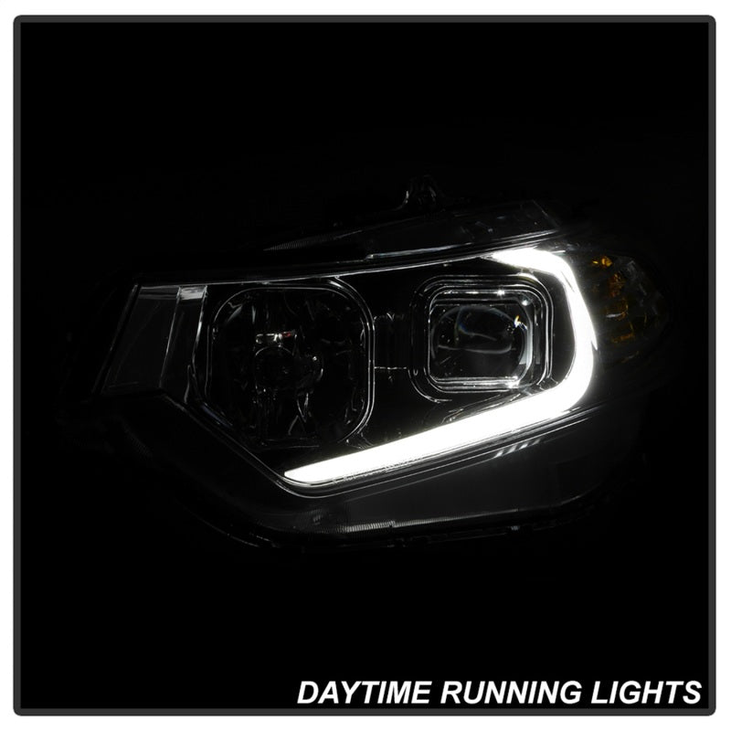 SPYDER 9042225 FITS:xTune 09-14 Acura TSX Projector Headlights Light Bar DRL Chrome (PRO-JH-ATSX09-LB-C) Headlights