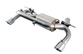 AWE Tuning 3010-32026 FITS: BMW F3X 335i/435i Touring Edition Axle-Back Exhaust Chrome Silver Tips (102mm) Axle Back