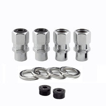 Load image into Gallery viewer, McGard 60127 FITS: Hex Lug Nut (Drag Racing Short Shank) 1/2-20 / 13/16 Hex / 1.6in. Length (4-Pack) Chrome Lug Nuts