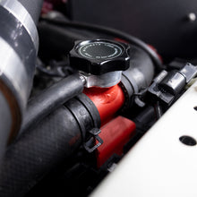Load image into Gallery viewer, Mishimoto MMFN-EVO-BK FITS: Coolant Fill Necks FITS: 08-15 Mitsubishi Lancer Evo X Coolant Fill Inlet Black Coolant Fill Necks