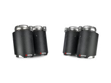 Load image into Gallery viewer, Akrapovic TP-CT/26 FITS: 14-17 BMW M3/M4 (F80/F82) Tail Pipe Set (Carbon) Tips