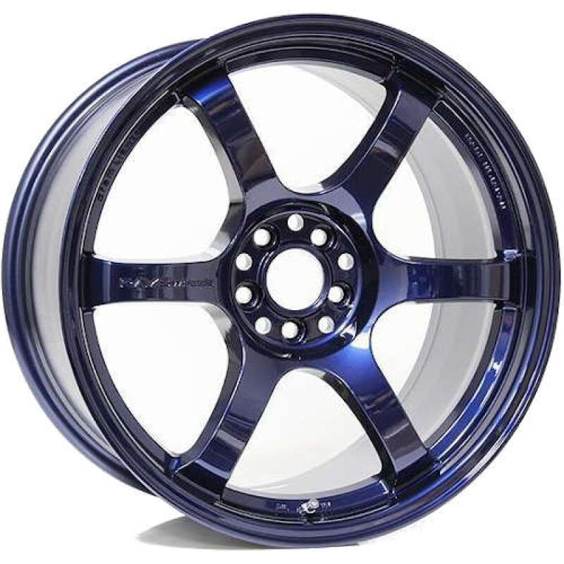Gram Lights WGIX38EEBP FITS: 57DR 18x9.5 +38 5-114.3 Eternal Blue Pearl Wheel (Min Order Qty 20) Wheels Cast