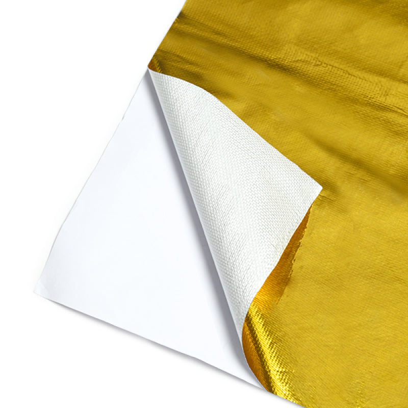 Mishimoto MMHP-GRB-1224 FITS: Thermal Tape FITS: Gold Reflective Barrier w/ Adhesive Backing 12 inches x 24 inches Thermal Tape