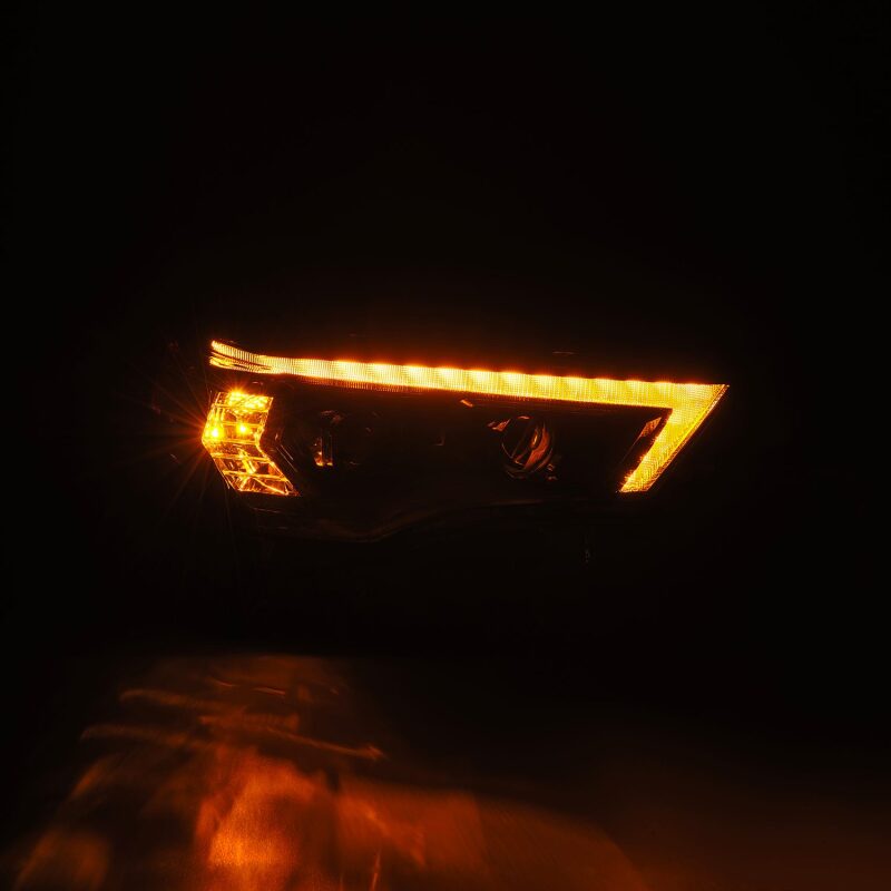 AlphaRex 880850 FITS: 14-20 Toyota 4Runner PRO-Series LED Proj Headlights Alpha-Black w/Sequential Signal/DRL Headlights
