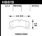 Hawk Performance HB819B.614 FITS:Hawk 11-13 Porsche Cayenne HPS 5.0 Front Brake Pads Brake Pads Performance