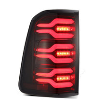 Load image into Gallery viewer, AlphaRex 640050 FITS: 19-21 Dodge Ram 1500 Luxx-Series LED Tail Lights Black/Red w/Activ Light/Seq Signal Tail Lights