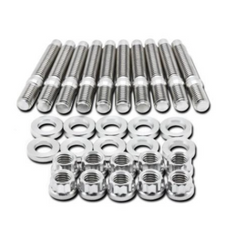 BLOX Racing BXFL-00308-10 FITS: SUS303 Stainless Steel Intake Manifold Stud Kit M8 x 1.25mm 55mm in Length 10-piece Hardware Kits Other
