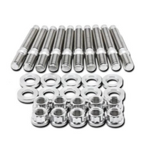 Load image into Gallery viewer, BLOX Racing BXFL-00309-10 FITS: SUS303 Stainless Steel Manifold Stud Kit M8 x 1.25mm 65mm in Length 10-piece Hardware Kits Other