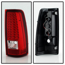 Load image into Gallery viewer, SPYDER 5008831 FITS:xTune Chevy Silverado 1500/2500/3500 99-02 LED Tail Lights Red Clear ALT-ON-CS99-LED-RC Tail Lights