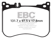 Load image into Gallery viewer, EBC DP42178R FITS: 14+ Mercedes-Benz S550 4.7 Twin Turbo AMG Sport Pkg Yellowstuff Front Brake Pads Brake Pads Performance