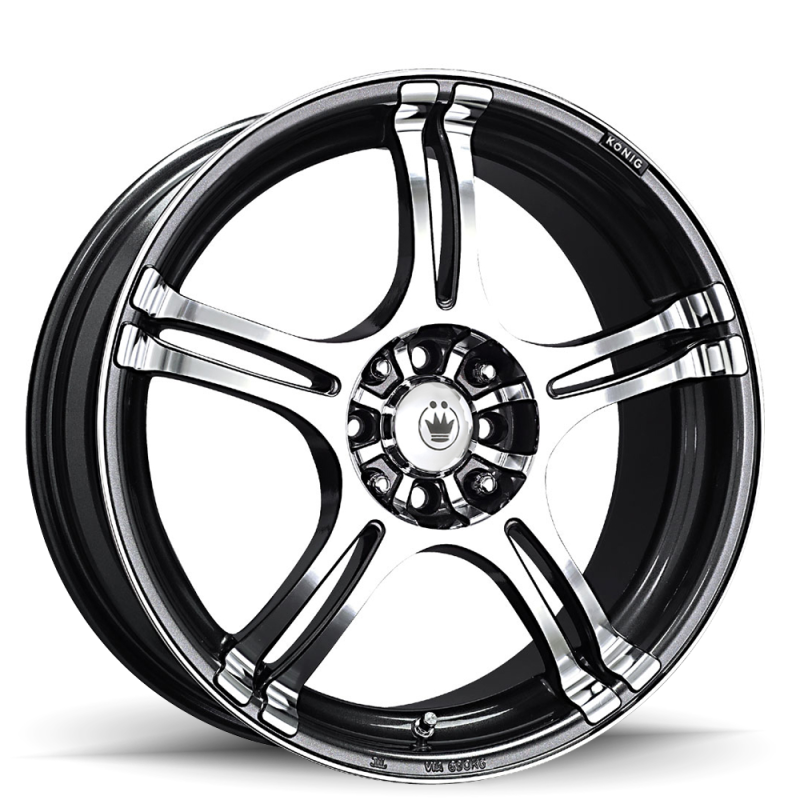 Konig 1N53D04386 FITS: Incident 13x5.5 8x100/114.3 ET38 Graphite Wheels Cast
