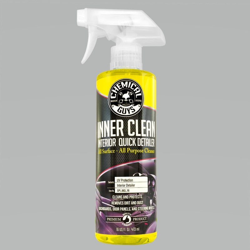 Chemical Guys SPI_663_16 FITS: InnerClean Interior Quick Detailer & Protectant 16oz Surface Cleaners