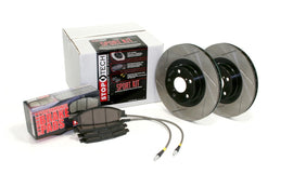 Stoptech 977.34015 FITS:Sport Axle Pack, Slotted, 4 Wheel Brake Rotors Slotted