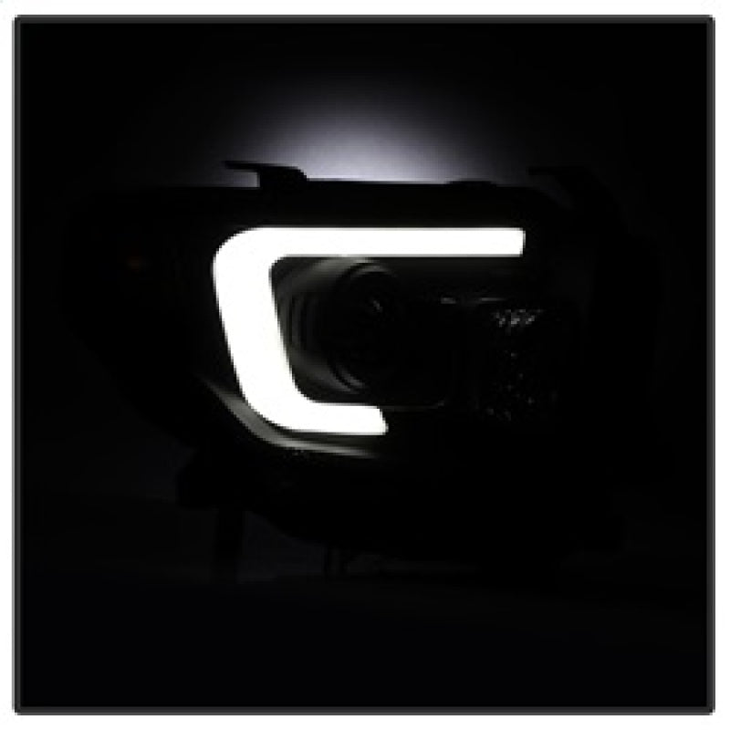 SPYDER 5080165 FITS: Toyota Tundra 2014-2016 Projector Headlights Light Bar DRL Black Smoke PRO-YD-TTU14-DRL-BSM Headlights