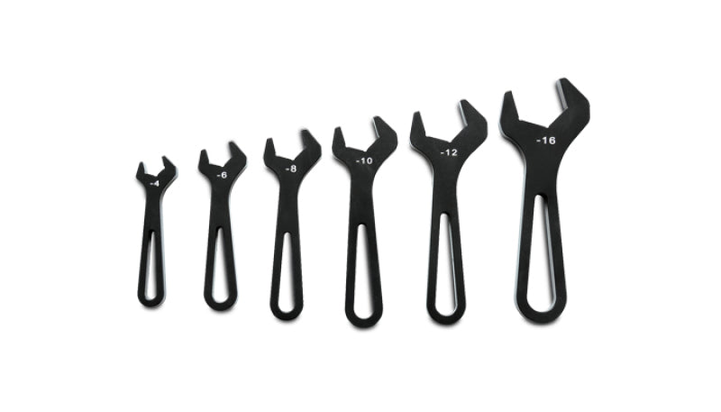 Vibrant 20989 FITS: Aluminum Wrench Set Set of 6 (AN-4 to AN-16) Tools