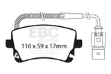 EBC DP31470C FITS: 09-11 Audi A6 Quattro 3.0 Supercharged Redstuff Rear Brake Pads Brake Pads Performance