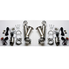 Load image into Gallery viewer, Granatelli Motor Sports 303522D FITS:Granatelli 2.25in Alum Mild Steel Electronic Dual Slip Fit Exhaust Cutout w/Band Clamps Exhaust Cutouts