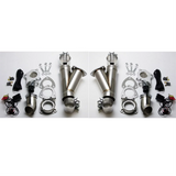 Granatelli Motor Sports 302525K FITS:Granatelli 2.5in Aluminized Mild Steel Electronic Dual Exhaust Cutout System w/Slip Fit & Band Clamp Exhaust Cutouts