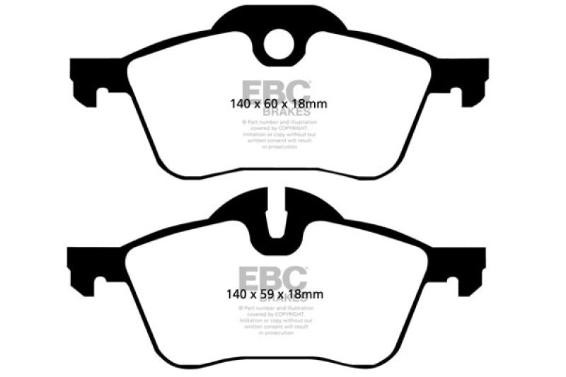 EBC DP31388C FITS: 02-03 Mini Hardtop 1.6 Redstuff Front Brake Pads Brake Pads Performance