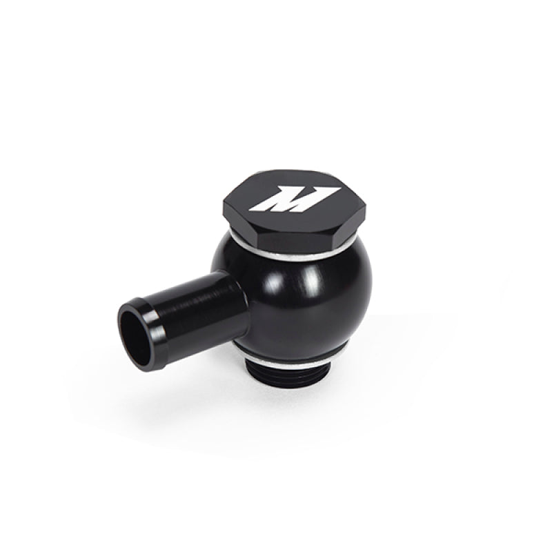 Mishimoto MMBB-STBK FITS: Fittings FITS: M20 x 5/8 Straight Black Banjo Fitting w/ Bolt Fittings