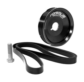 Torque Solution TS-POR-458AC FITS: Underdrive Crank Pulley Kit Porsche Boxster/Cayman/996/997 w/AC (Excl Turbo Engines) Pulleys Crank, Underdrive