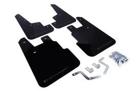 Rally Armor MF28-UR-BLK/GRY FITS: 14-18 Subaru Forester Black Mud Flap w/ Grey Logo Mud Flaps