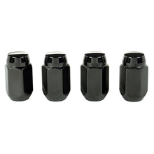 Load image into Gallery viewer, McGard 64030 FITS: Hex Lug Nut (Cone Seat) 1/2-20 / 13/16 Hex / 1.5in. Length (4-Pack) Black Lug Nuts