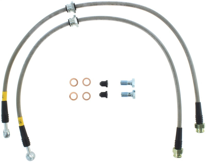 Stoptech 950.33026 FITS:StopTech 2015 VW Golf (MK7) Front Stainless Steel Brake Line Kit Brake Line Kits