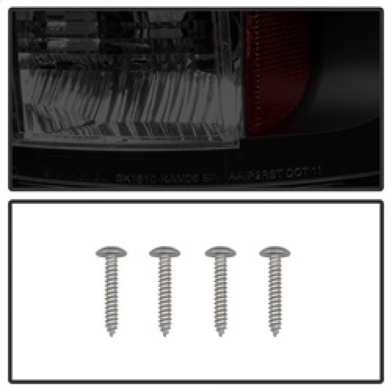 SPYDER 5078094 FITS: Dodge Ram 02-06 1500/Ram 2500/3500 03-06 LED Tail Light Black Smoke ALT-YD-DRAM02-LED-BSM Tail Lights