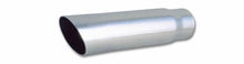 Load image into Gallery viewer, Vibrant 1559 FITS: 3in Round SS Truck/SUV Exhaust Tip (Single Wall Angle Cut) 2.5in inlet 11in long Tips